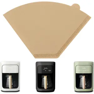 100 count Coffee Paper Filters for Beautiful 14-Cup Programmable Drip Coffee Maker