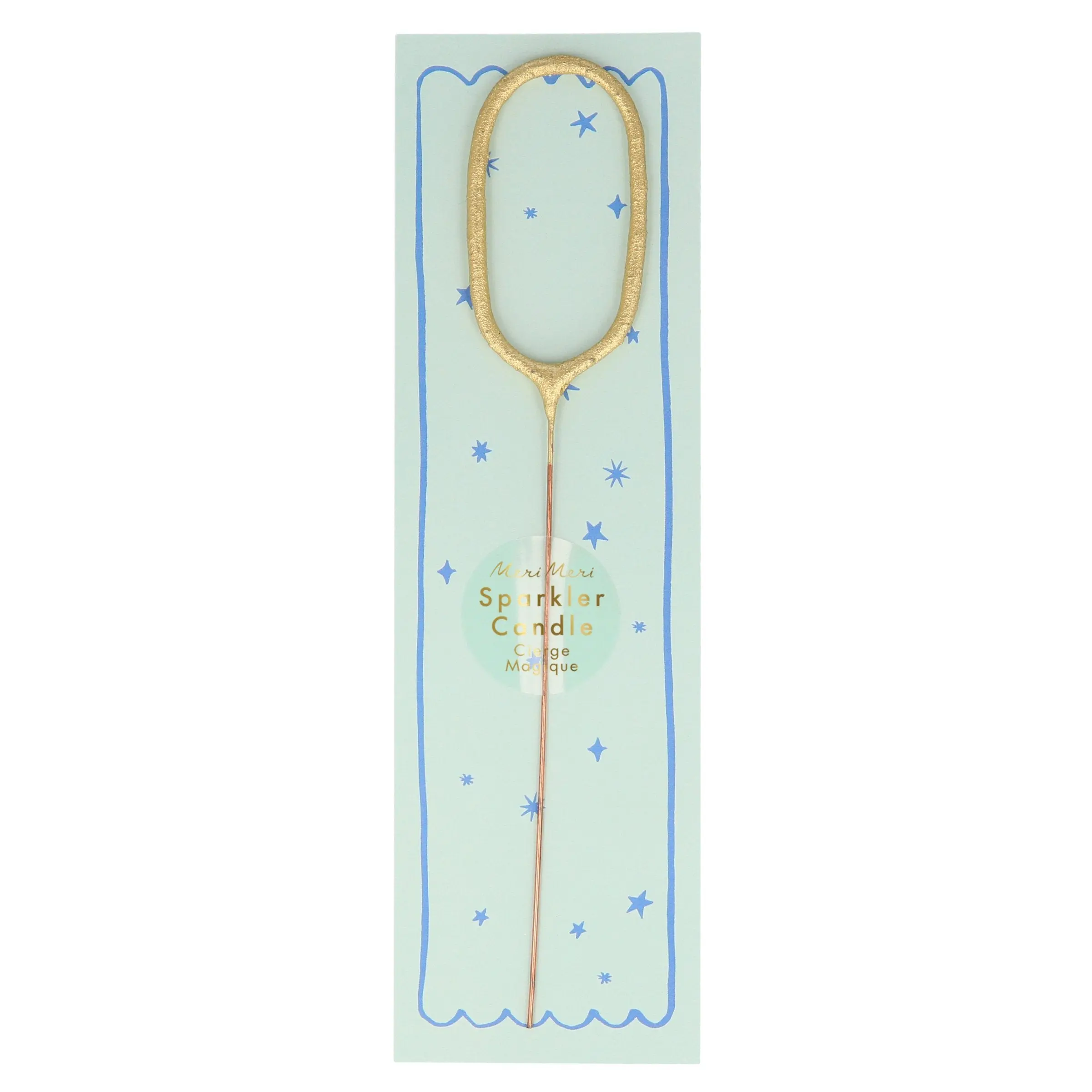 Gold Sparkler Numbers 0 to 9 Candles