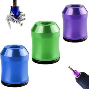 Strong Magnetic Screw Holder Ring, 2026 New Screwdriver Head Magnetic Ring Bit, Universal Magnetic Screw Holder for Drill, Anti-Slip Screwdriver Holder for Power Tools, Mechanics & Carpenters (A)