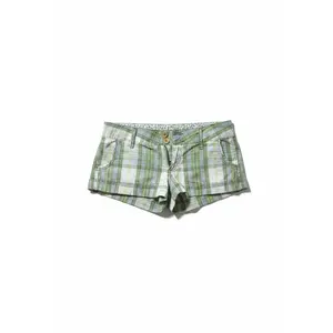 Plaid Low Rise Shorts
