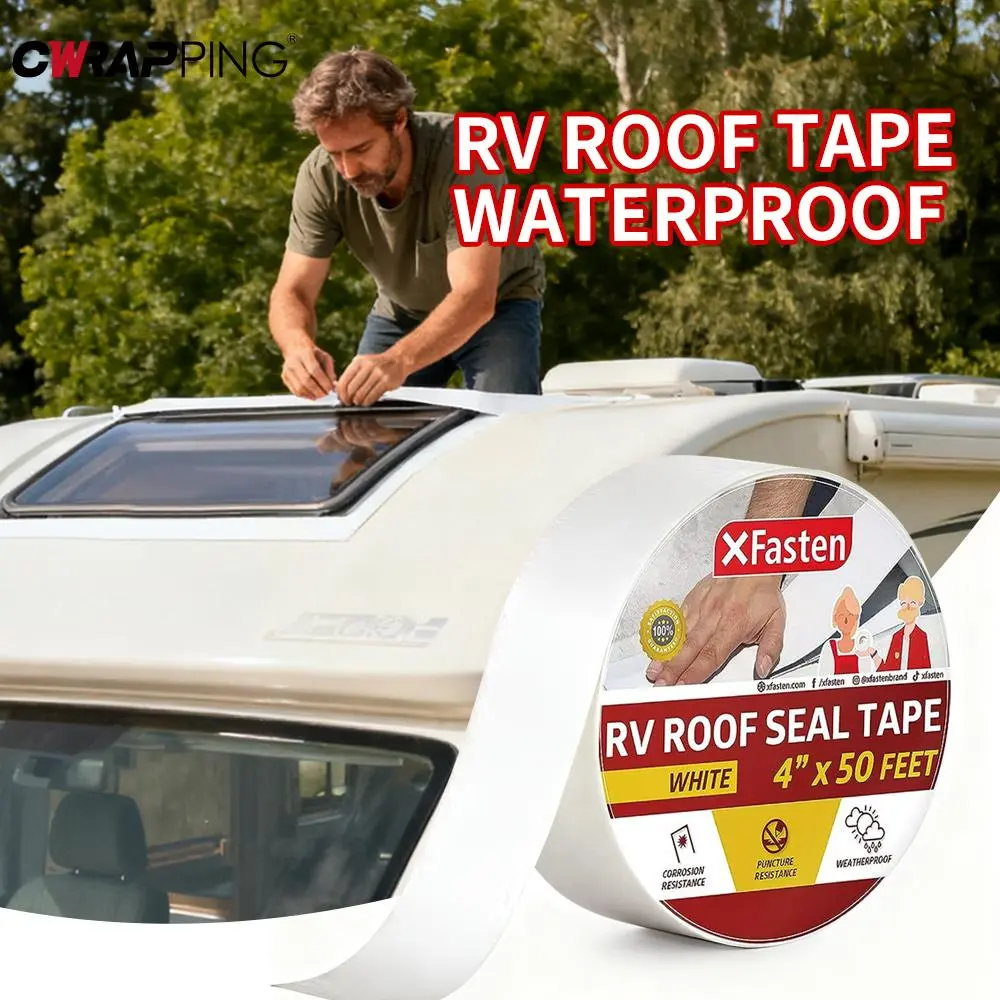 RV Sealant Tape Camping Accessories Caravan Equipment for Roof Repair Campervan Conversion Camping Car Accessory Motorhomes