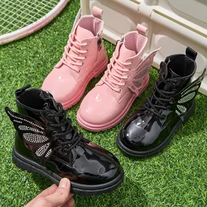 Girls' Boots Children's Boots Outdoor Boots Girls' Mid length Boots Thickened Boys' Boots