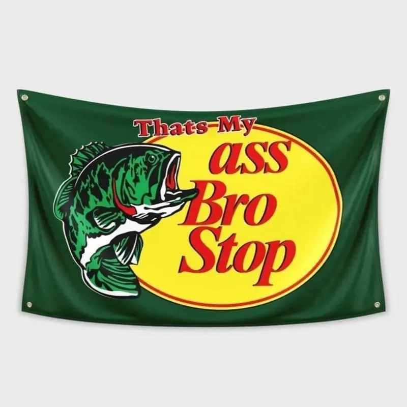 Cute Preppy Wall 3x5 Flag - Thats My Xss, Bro Stop - Tapestry Funny Flags for Room Banner  College Banners Dorm Decorations Man Cave Flags Posters Design Home Goods Home Textile