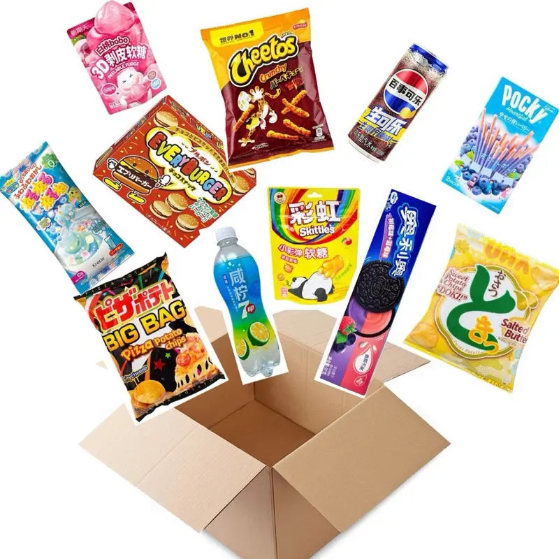 5LB Sweet Asian Snack Lover Pack - Full-Size Snack Box with Drink Options, Gift Multipack