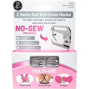 Swimsuit, Bra, and Dress Metal Hooks + Pins - Replace broken hooks, close unwanted gaps in your outfit