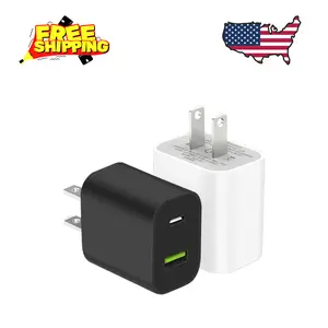 2 Pack USB C Charger Block, Dual Port Type C