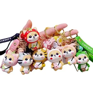 Shiba Inu Keychain for Car Keys – Cute Dog Key Ring That Keeps Your Keys Stylish & Easy to Find, Ideal for Gifts or Everyday Use