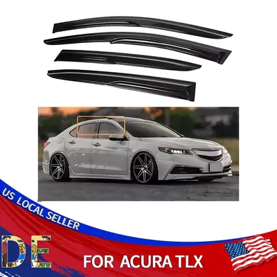 Geartronics Window Visor Deflectors For 2004-2008 Acura TSX – Sun Rain Guard Shades