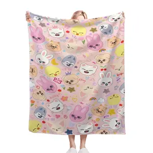 Stray Blanket Kids Soft, Comfortable, and Warm Nap Blanket Top Christmas Gift Choice for Living Room, Bedroom, and Sofa Unisex Blanket for Adults and Children Holiday Decorative Blanket