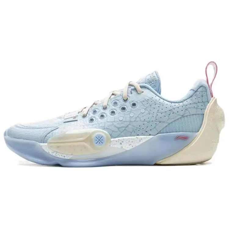 LiNing Quan Cheng 13 Low-Top Basketball Shoes for Men with Bounse Technology, Featuring Ice Blue Design, Lightweight, Breathable, and Durable for Enhanced Performance Trending Shoes, House White Official Shoes to Get / Maison Mihara