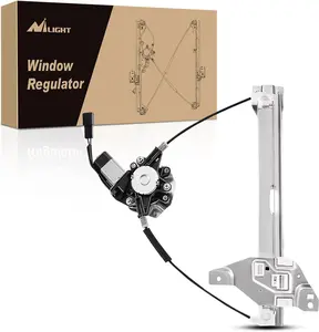 Nilight Power Window Regulator/Motor Compatible with 2006 2007 2008 2009 2010 2011 2012 2013 Chevrolet Impala/Impala Limited 2014 2015 2016 Rear Driver Side 748-510, Copper Wire, Plug Play Auto Automotive