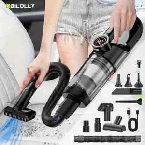 BILOLLY Handheld Car Vacuum Cleaner - 20000Pa Ultra Suction Cordless Mini, 2H Fast Charge Kit with Pet Brush & Hose, Portable Cleaner for Car & Home, Handheld Car Vacuumcleaner, Car Vacuum Kit