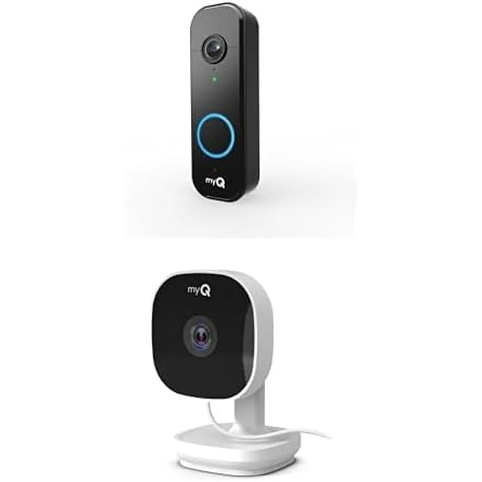 Myq Video Doorbell + Myq Smart Indoor Security Camera