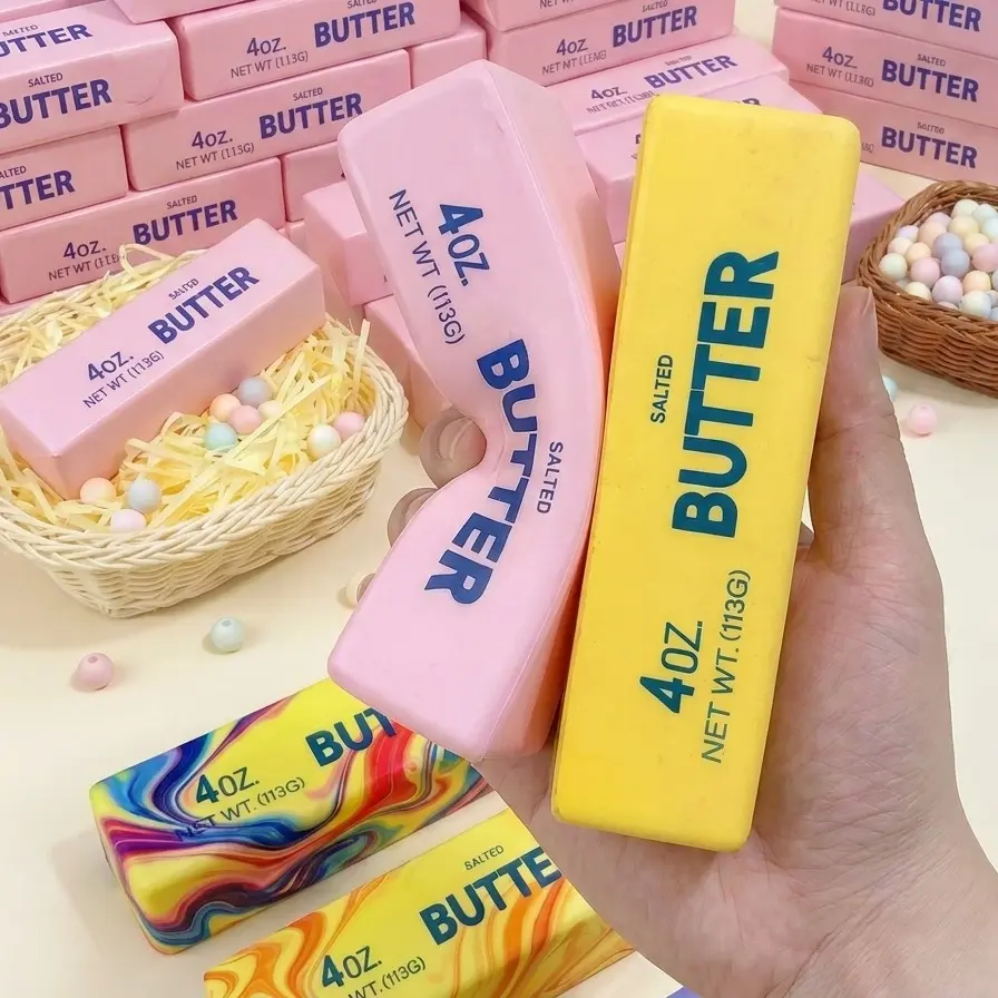 Cream-Scented Sticky Butter Squishy Toy - Super Soft Fidget Item for Stress Relief & Sensory Relaxation, Great Gift for All Ages, Squishy Toys for Play