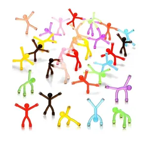 Creative Magnetic Man Desktop Fidget Gadget - Flexible Stress Relief Action Figure for Office & Study, Unique Articulating Poseable Ornament, Cool Work-from-Home Desk Decor & Inspiration Tool