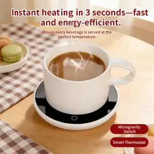 The globally best-selling constant temperature heating coaster with a safe gravity switch keeps you warm all day long, making you fall in love with hot coffee.