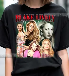 Retro Blake Lively TShirt, Blake Lively hoodie, Blake Lively sweatshirt, Blake Lively Rock Style Bootleg Tee
