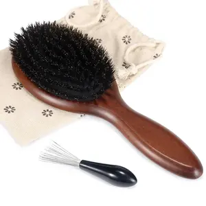 Hair Brush, Boar Bristle Hair Brushes for Women Men , Boar Bristle Brush for Hair Smoothing, Everyday Brush Enhances Shine & Health
