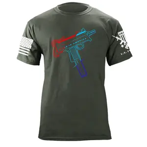 Men's Casual Short-Sleeve Cotton MAC-10 T-Shirt, Made in the USA, Men's Top
