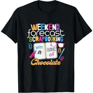 Scrapbooking Shirts Crafting Chocolate Lover Funny Scrapbook T-Shirt
