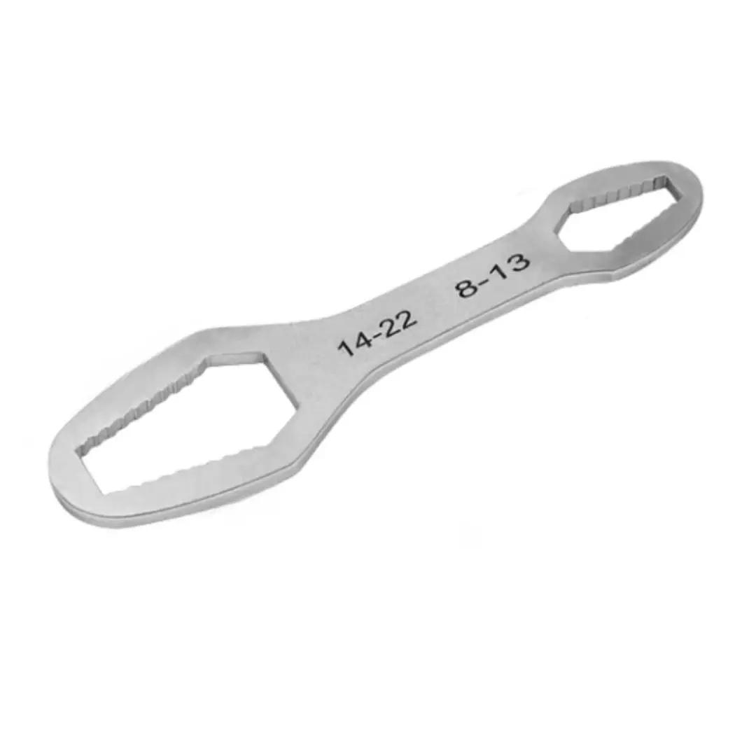 Universal Car Torx Wrench, 8-22mm Self-tightening Wrench, Double-head Torx Spanner, Non-Slip Multi-function Wrench for Most Nuts & Bolts Repair, Profe