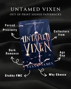Untamed Vixen by Tessa James (Dark Mafia Why Choose) Paperback (OUT OF PRINT)