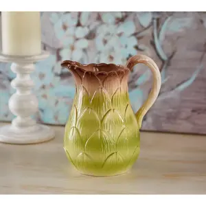 Cozy Cottage by Liz Marie Asparagus Ceramic Pitcher