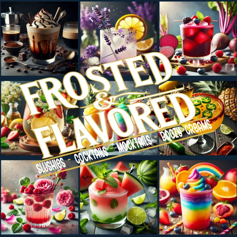 Frosted & Flavored: Slushies, Cocktails, and Mocktails Cookbook - Recipes for Drinks
