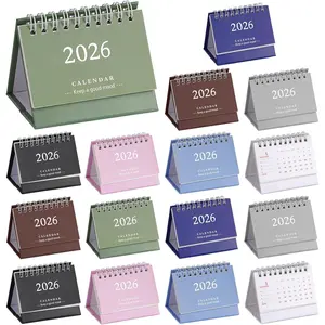 8/16 for MINI Desk Calendar 2026, for MINI Desk Calendar 2025-2026 - Runs From July 2025 until December 2026, Small Desktop Calendar Thick Paper -Wire Binding for  Office School (16pcs)