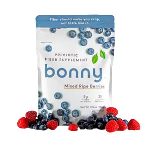 Bonny Fiber Mixed Berries  | Prebiotic Fiber Supplement Powder | Makes Your Poops Soft & Smooth | Amazing Tasting | 100% Natural