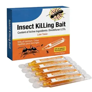 5-Pcs-All - in - One Effective Ant Killer: Fast - acting & Long - lasting! This non - toxic formula not only kills ants, fleas, and cockroaches but also serves as an insect repellent. Safe and easy - to - use, it's suitable for both indoor and outdoor use