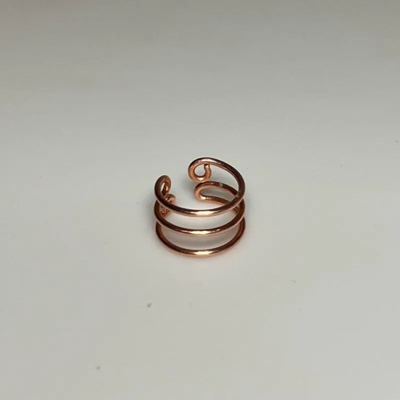 Triple Layer Handmade Copper Ear Cuff/Earring Triple Layer Handmade Copper Ear Cuff/Earring