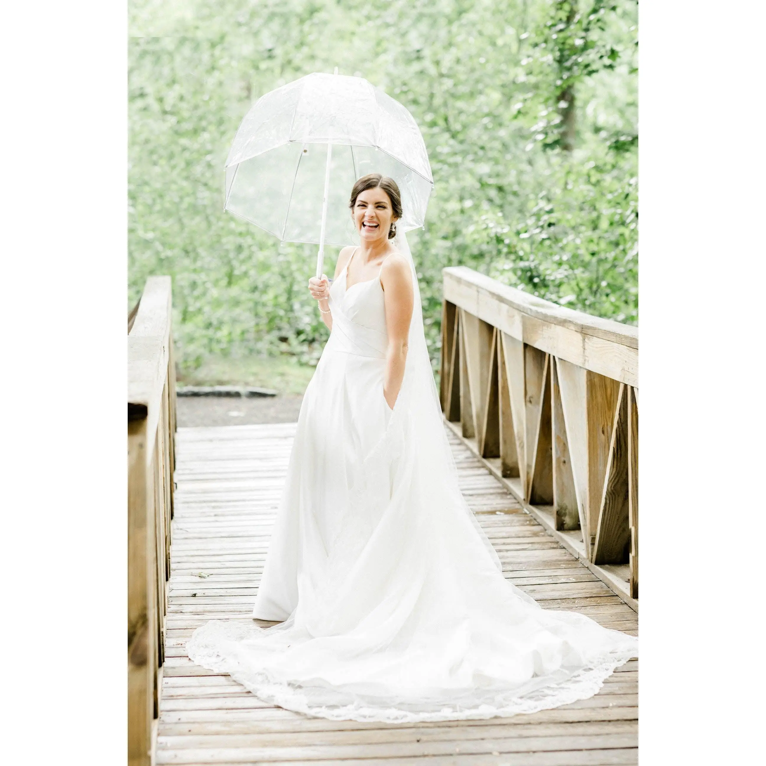 Cathedral Veil with Floral French Lace Trim, White/ Off White/ Ivory Lace Wedding Veil
