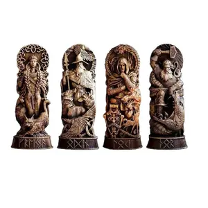 Resin Crafts of Gods Mythical Legends Statue Ornament Home Study Decoration