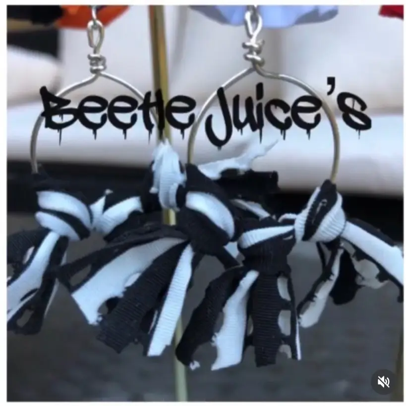 Beetle juice earrings Beetle juice earrings