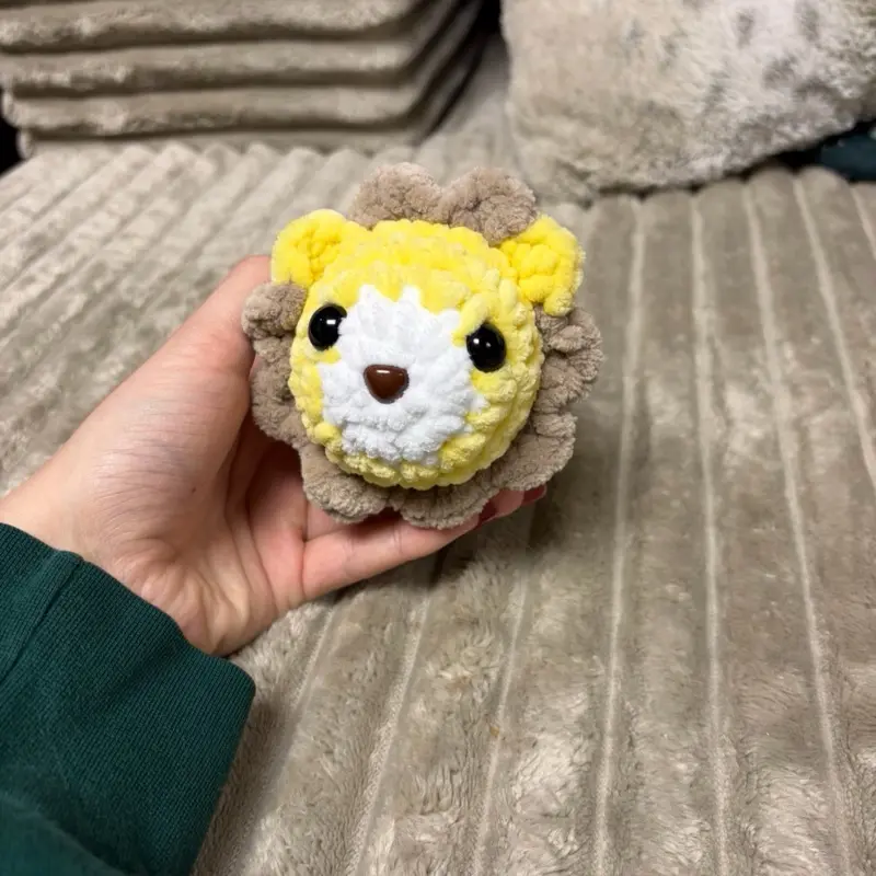Hand Crocheted Lion plushie