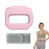 Merach Portable Vibrations Cordless Fascia Ring for Whole Body - 6 Speed Levels Neck & Shoulder Muscle Relief Deep Tissue Percussive Massager for Relaxation Pink & Gray Design BackToSchool