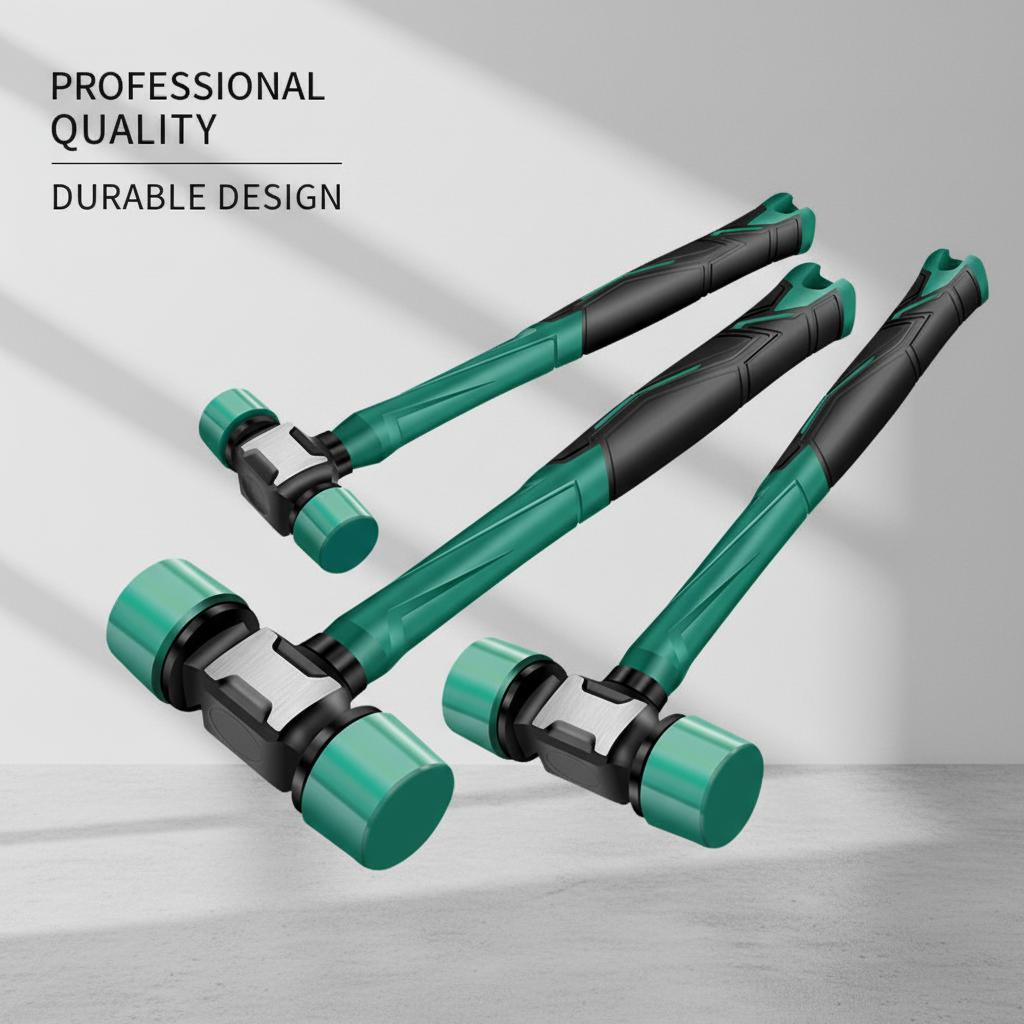 Heavy Duty Rubber Mallet Hammer, TPU Head Installation Hammer, Shock Absorbing Non-Slip Handle, Floor Tile & Woodworking Tool Heavy Duty Rubber Mallet Hammer, TPU Head Installation Hammer, Shock Absorbing Non-Slip Handle, Floor Tile & Woodworking Tool