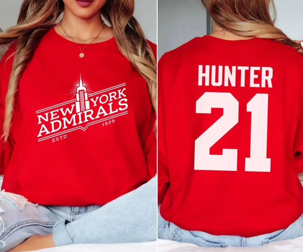 Youth & Adult New York Admirals Merch Tee, Scott Hunter Jersey Shirt, Heated Rivalry Gift T-Shirt
