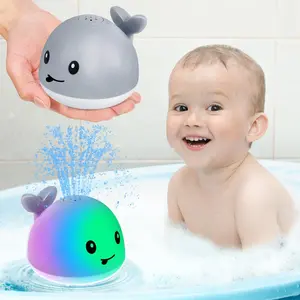 Bath Toys for Kids Ages 1-3 or Babies 0-6-12-18 Months Light Up Whale Sprinkler Bathtub Water Pool Toys for Toddlers 1-3 2-4 Infant Bath Toy for 1 Year Old Boys Girls First Birthday Gifts