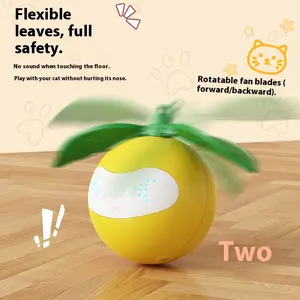 Smart Laser Cat Toy Ball – Rechargeable Automatic Rolling Chasing Toy with Bell for Playful Indoor Cats
