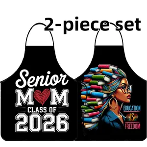 Mother's Day Gift Apron Set,2-piece Set Polyester Apron for Women,Spanish Word Aprons,Funny Mexican Style Cooking Apron, Kitchen&Cleaning Essential,Nails Design Tool,Cleaning Tool,World Cup
