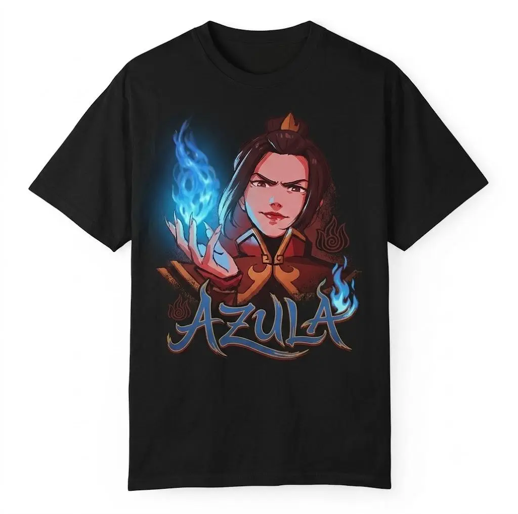 Avatar Azula Vintage Character T-Shirt, Fire Nation Inspired Graphic Tee, Heavy Cotton Apparel