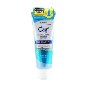 SUNSTAR Ora2 Deep Clean Toothpaste, Refreshing Mint Flavor, 130g - Japanese Oral Care for Fresh Breath & Stain Removal