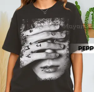 Grunge Aesthetic Face Cover Graphic Comfort Shirt – Edgy Streetwear T-Shirt, Dark Art Tattoo Style Shirt