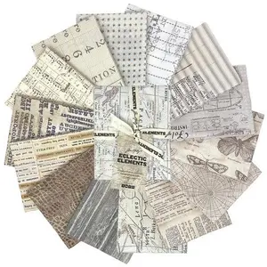 Eclectic Elements Low Volume - 14 Fat Quarter Fabric Bundle - by Tim Holtz with Free Spirit Fabrics