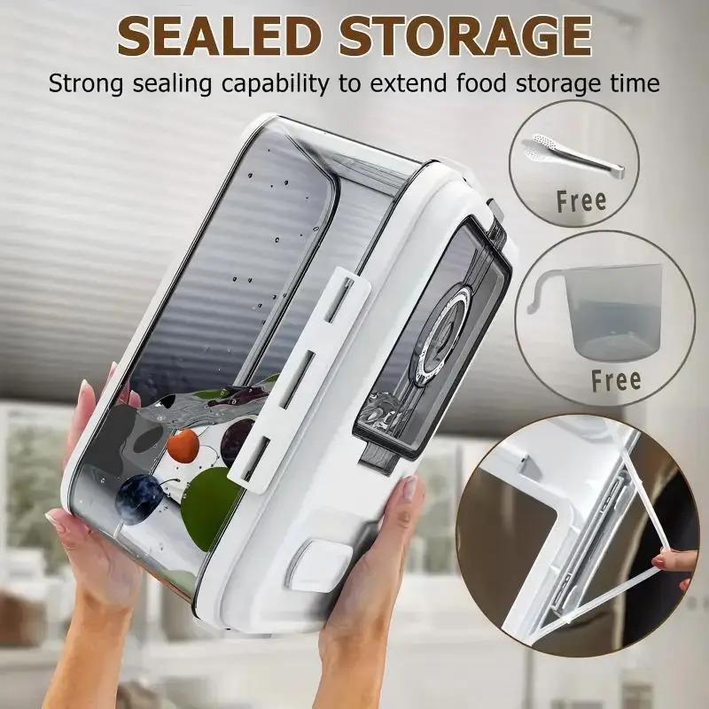 1.32-Gallon Airtight Flip-Top Bread Storage Container for Homemade 4L Capacity Kitchen Countertop China