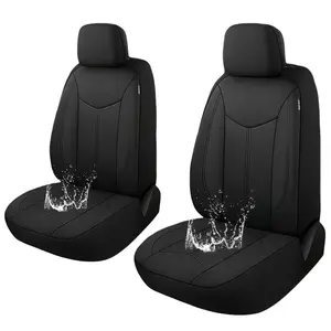 Waterproof Car Seat Cover, Neoprene 2 Front Seat Covers Set for Cars, 2 Pack Premium Seat Liner Machine Washable For All Seasons Snow Melting Summer Swimming, Compatible Car Interior Covers, Universal Fit Most Car Sedan SUV