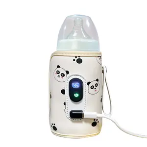 Digital Display Bottle Warmer & Insulator  Portable Temperature Control for On-the-Go Feeding  Feeding Essentials  Gift