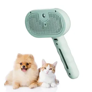 Steamy Pet Brush, 2025 Upgrade Pet Steam Groomer Brush, 4 in 1 Cat Steam Brush for Massaging and Cleaning Shedding Pet Hair, Multifunctional Hair Removal Comb for Cats, Dogs